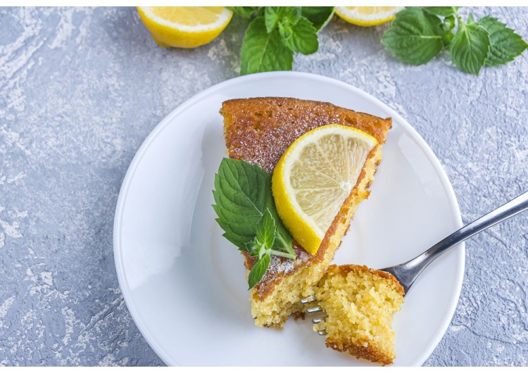 Cake à la menthe et au citron