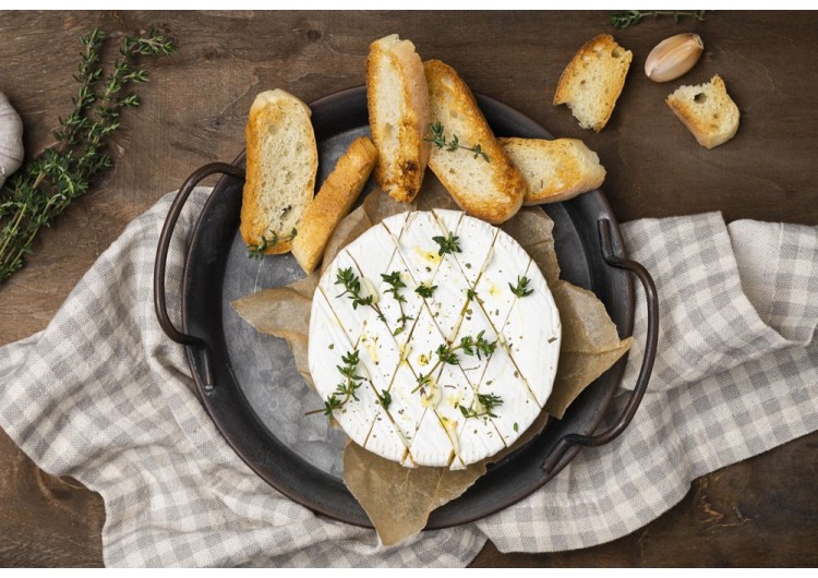 Camembert rôti au thym